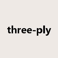 three-ply是什么意思
