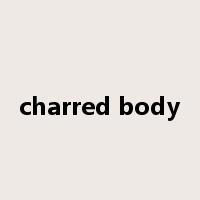 charred body是什么意思