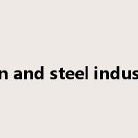 iron and steel industry是什么意思