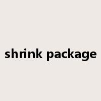 shrink package是什么意思