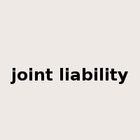 joint liability是什么意思