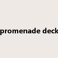 promenade deck是什么意思