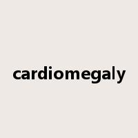 cardiomegaly是什么意思