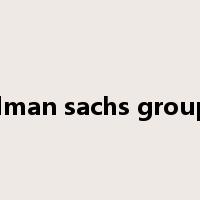 goldman sachs group inc是什么意思
