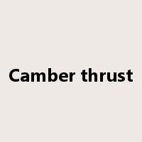 Camber thrust是什么意思