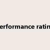 performance rating是什么意思