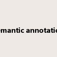 semantic annotation是什么意思