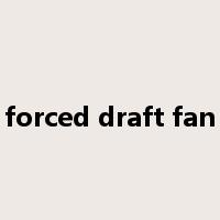 forced draft fan是什么意思