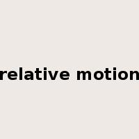 relative motion是什么意思