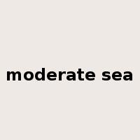 moderate sea是什么意思