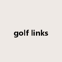 golf links是什么意思