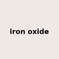 iron oxide是什么意思