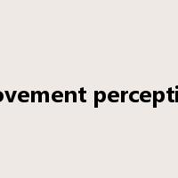 movement perception是什么意思