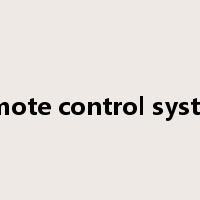 remote control system是什么意思