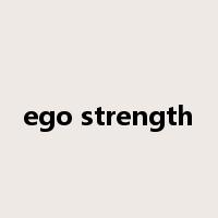 ego strength是什么意思