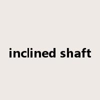 inclined shaft是什么意思