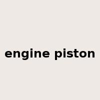 engine piston是什么意思