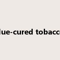 flue-cured tobacco是什么意思