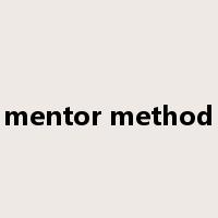 mentor method是什么意思