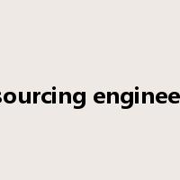 sourcing engineer是什么意思