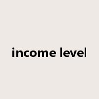 income level是什么意思