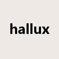 hallux是什么意思