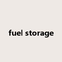 fuel storage是什么意思