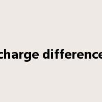 charge difference是什么意思