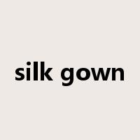 silk gown是什么意思