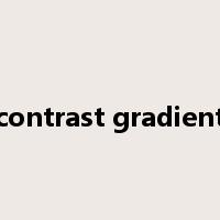 contrast gradient是什么意思