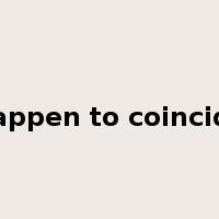 happen to coincide是什么意思