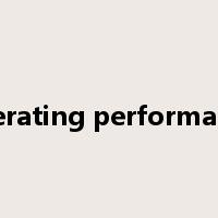 operating performance是什么意思