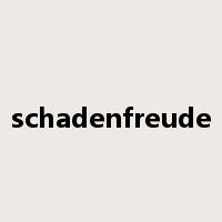 schadenfreude是什么意思