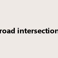 road intersection是什么意思