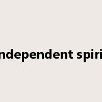 independent spirit是什么意思