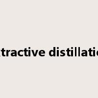 extractive distillation是什么意思