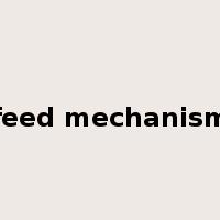 feed mechanism是什么意思