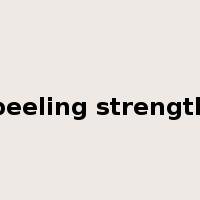 peeling strength是什么意思