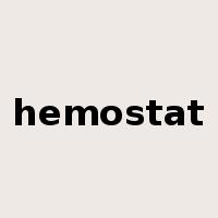 hemostat是什么意思