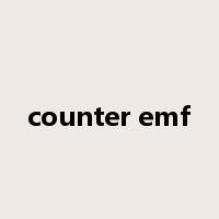 counter emf是什么意思