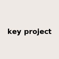 key project是什么意思
