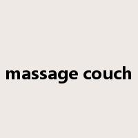 massage couch是什么意思
