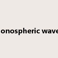 ionospheric wave是什么意思