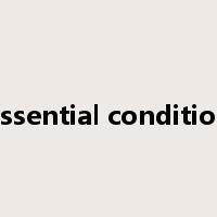 essential condition是什么意思