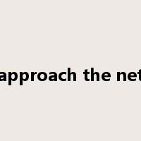 approach the net是什么意思