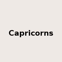 Capricorns是什么意思