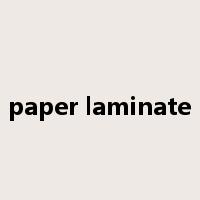 paper laminate是什么意思