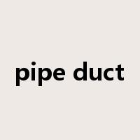 pipe duct是什么意思