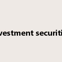 investment securities是什么意思