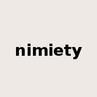 nimiety是什么意思